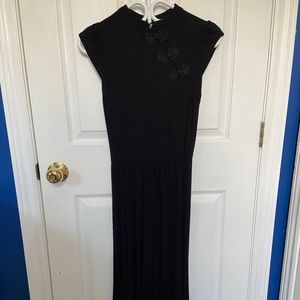 Black jumpsuit from ASOS - Chinese collar detail